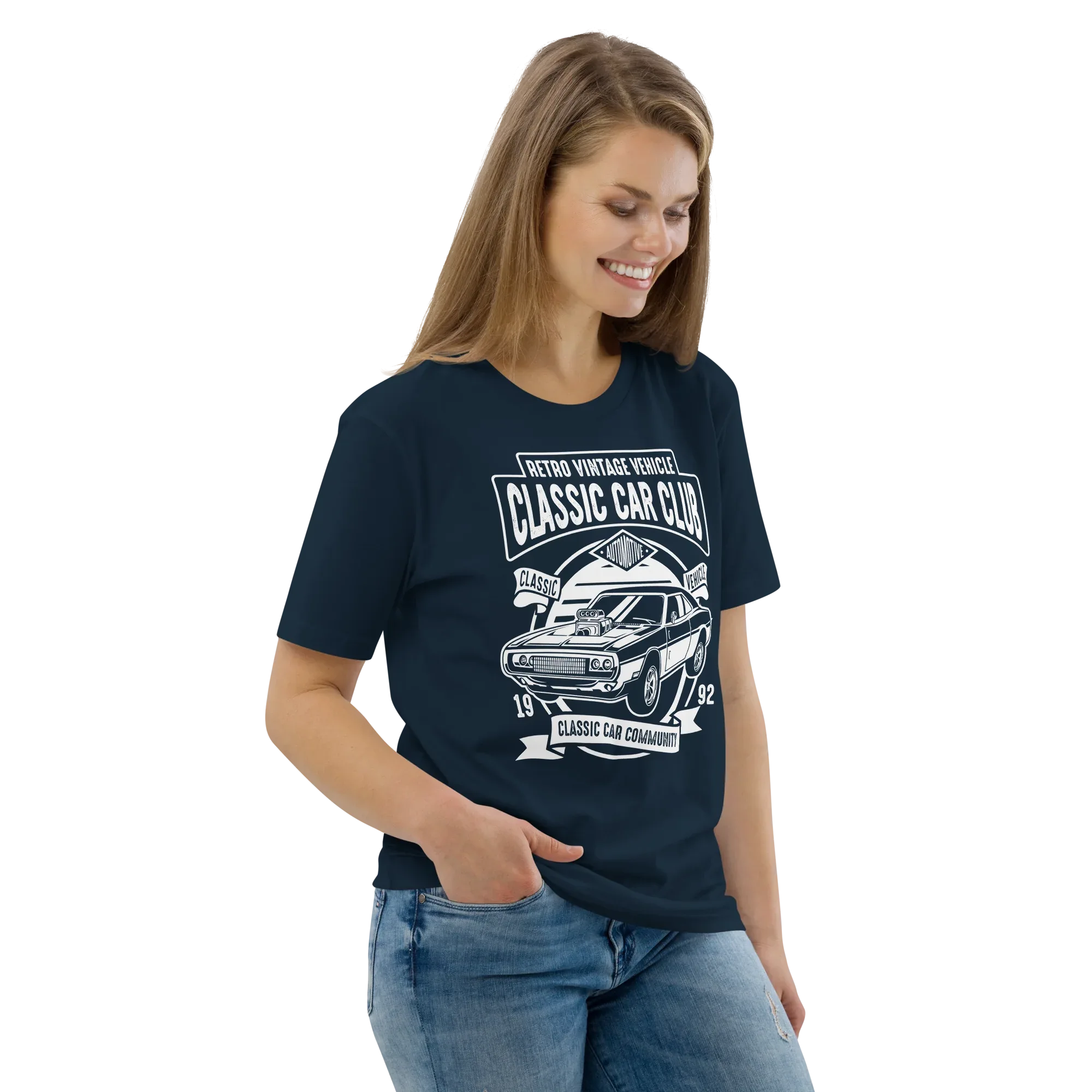 CLASSIC CAR CLUB unisex t-shirt - - - Printoo Shop
