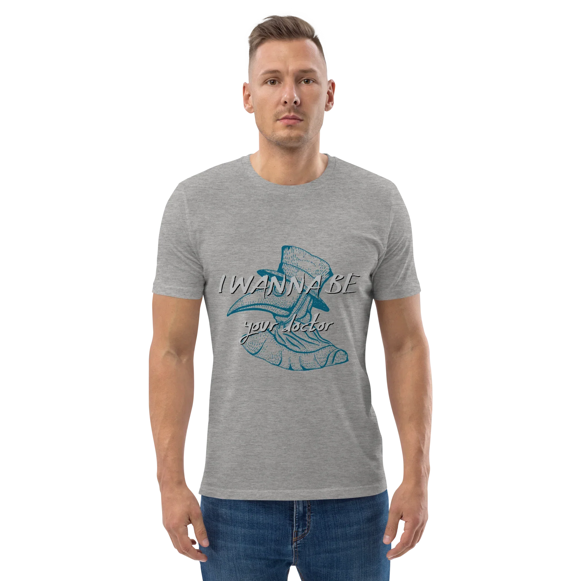 I WANNA BE YOUR DR. unisex t-shirt - Printoo Shop - - Doctor, t-shirt, unisex, Unisex Organic Cotton T-Shirt | Stanley/Stella STTU169