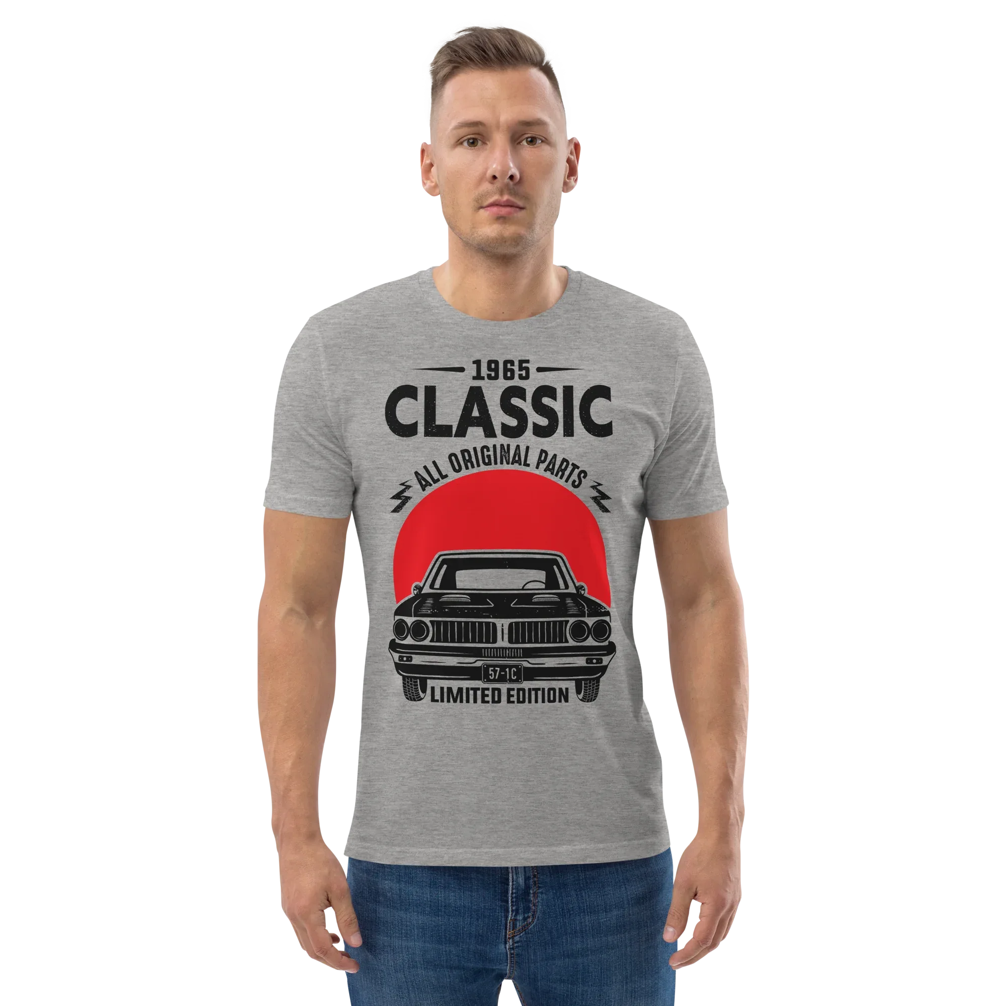 1965 CLASSIC unisex t-shirt - Printoo Shop - - cars, t-shirt, unisex, Unisex Organic Cotton T-Shirt | Stanley/Stella STTU169