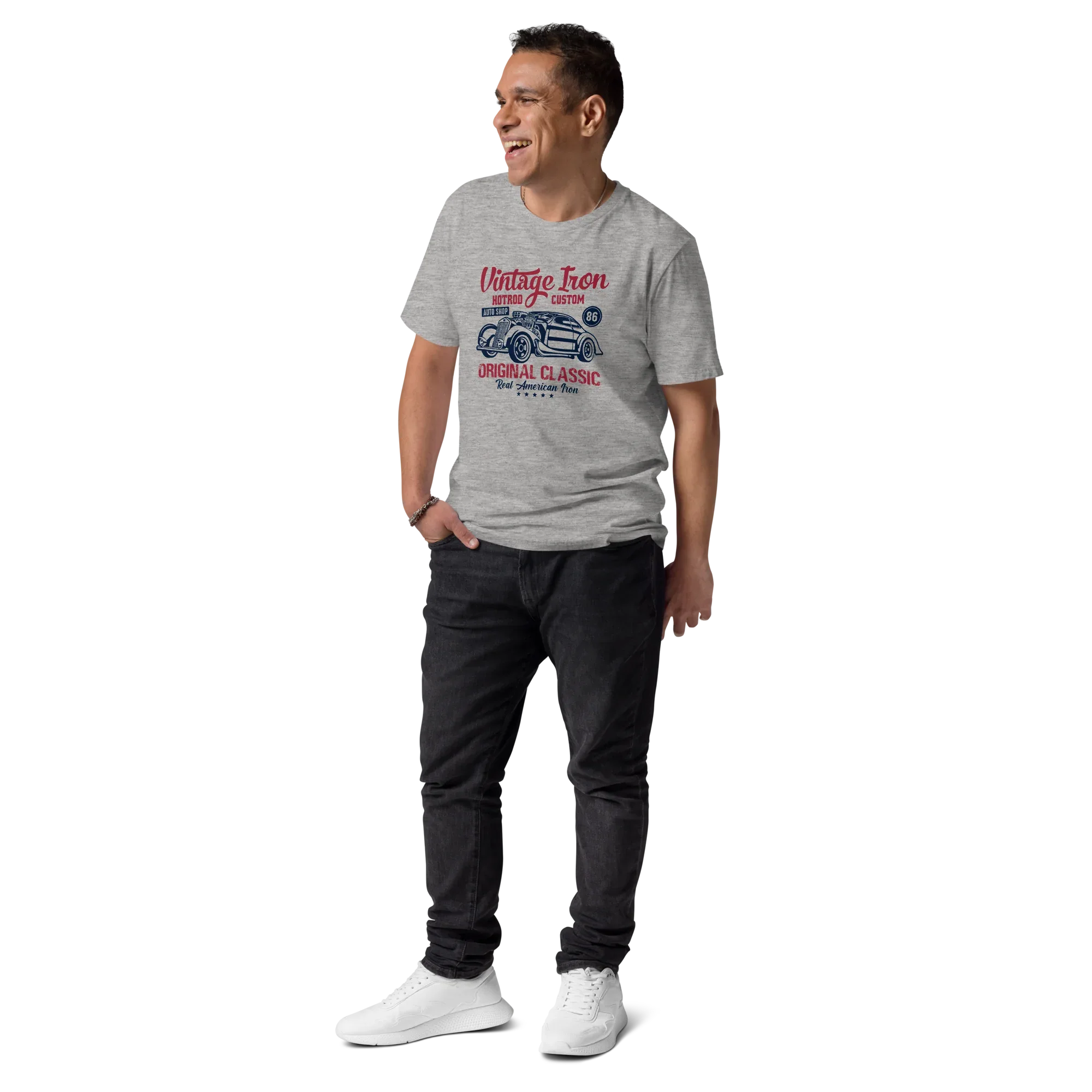 VINTAGE IRON unisex t-shirt - - - Printoo Shop