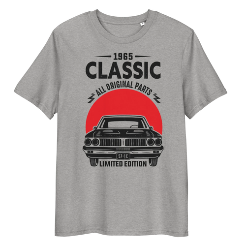 1965 CLASSIC unisex t-shirt - Printoo Shop - - cars, t-shirt, unisex, Unisex Organic Cotton T-Shirt | Stanley/Stella STTU169