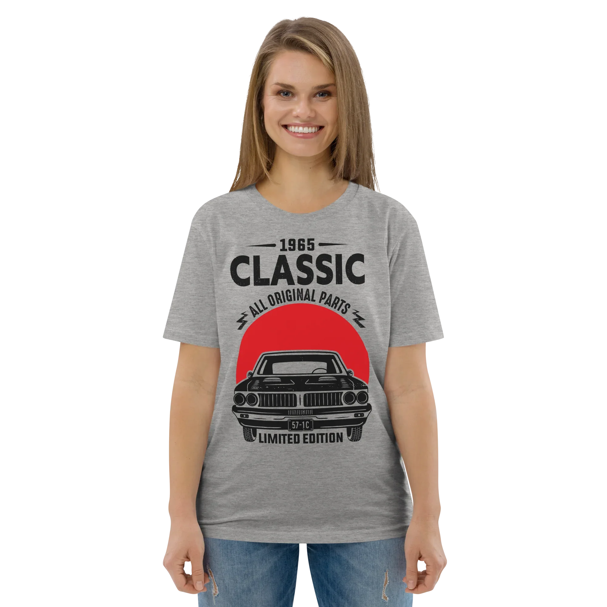1965 CLASSIC unisex t-shirt - Printoo Shop - - cars, t-shirt, unisex, Unisex Organic Cotton T-Shirt | Stanley/Stella STTU169