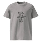 LUCK IS A CONCEPT unisex t-shirt - Printoo Shop - - gaming, t-shirt, unisex, Unisex Organic Cotton T-Shirt | Stanley/Stella STTU169