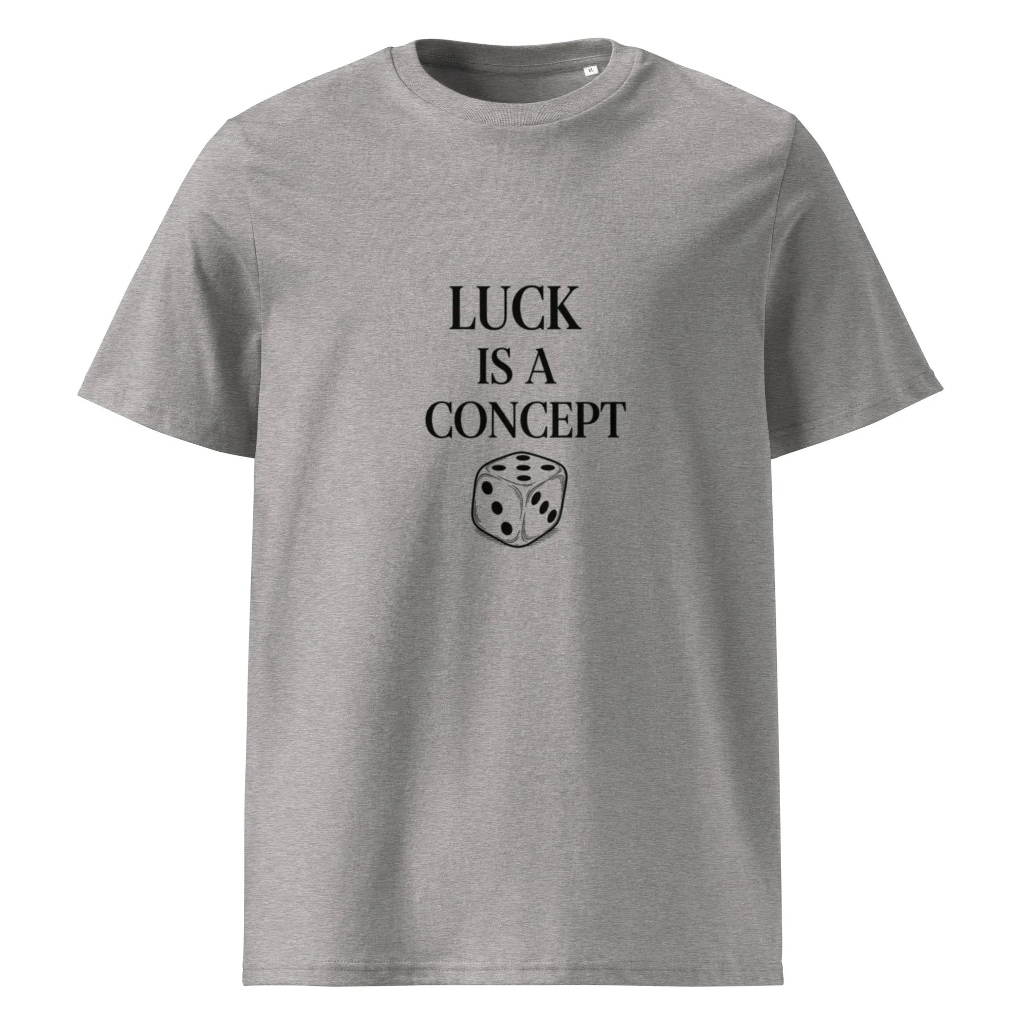LUCK IS A CONCEPT unisex t-shirt - Printoo Shop - - gaming, t-shirt, unisex, Unisex Organic Cotton T-Shirt | Stanley/Stella STTU169