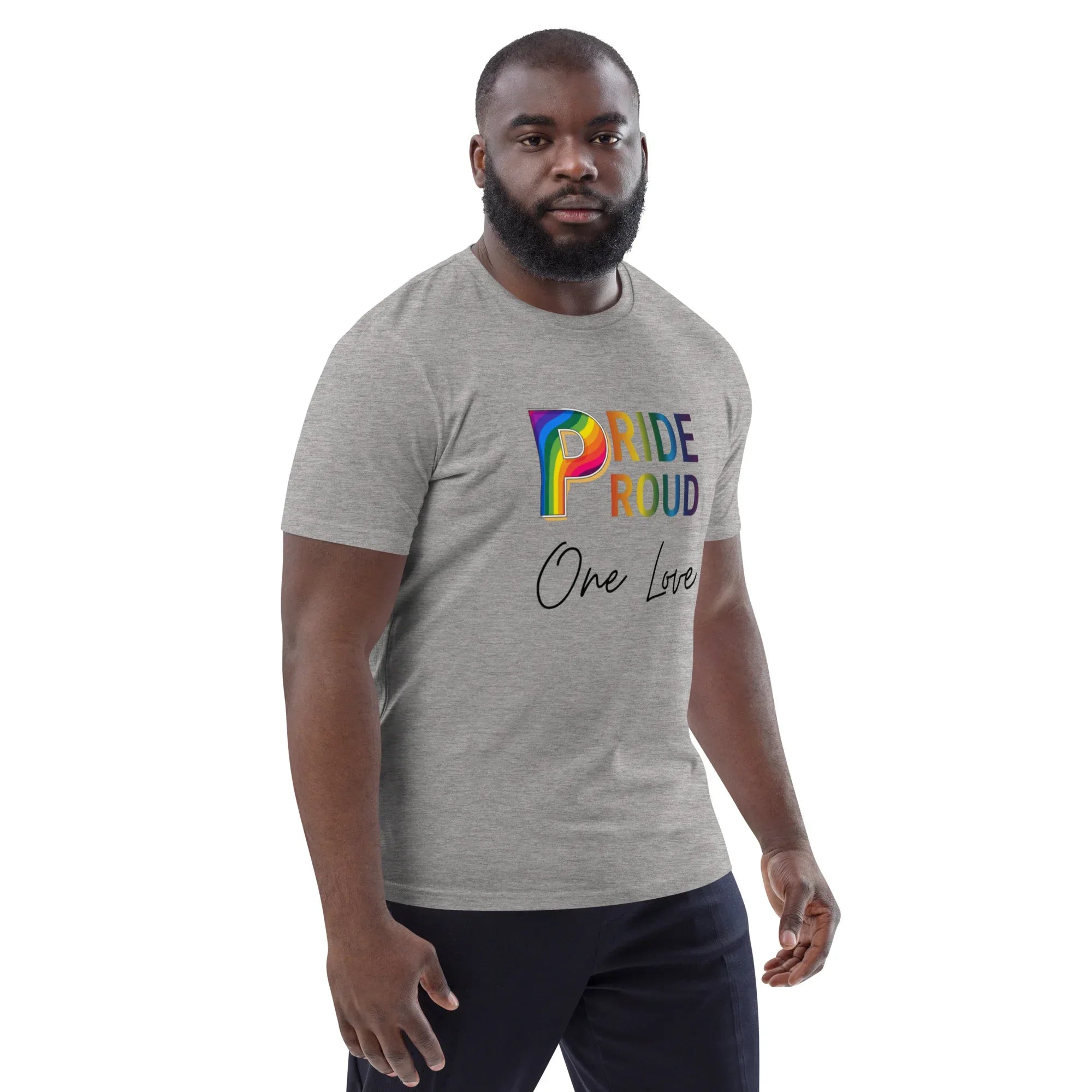 PRIDE & PROUD unisex t-shirt - Printoo Shop - - t-shirt, unisex, Unisex Organic Cotton T-Shirt | Stanley/Stella STTU169