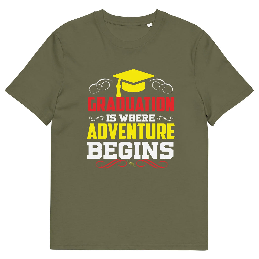 ADVENTURE BEGINS unisex t-shirt - - - Printoo Shop