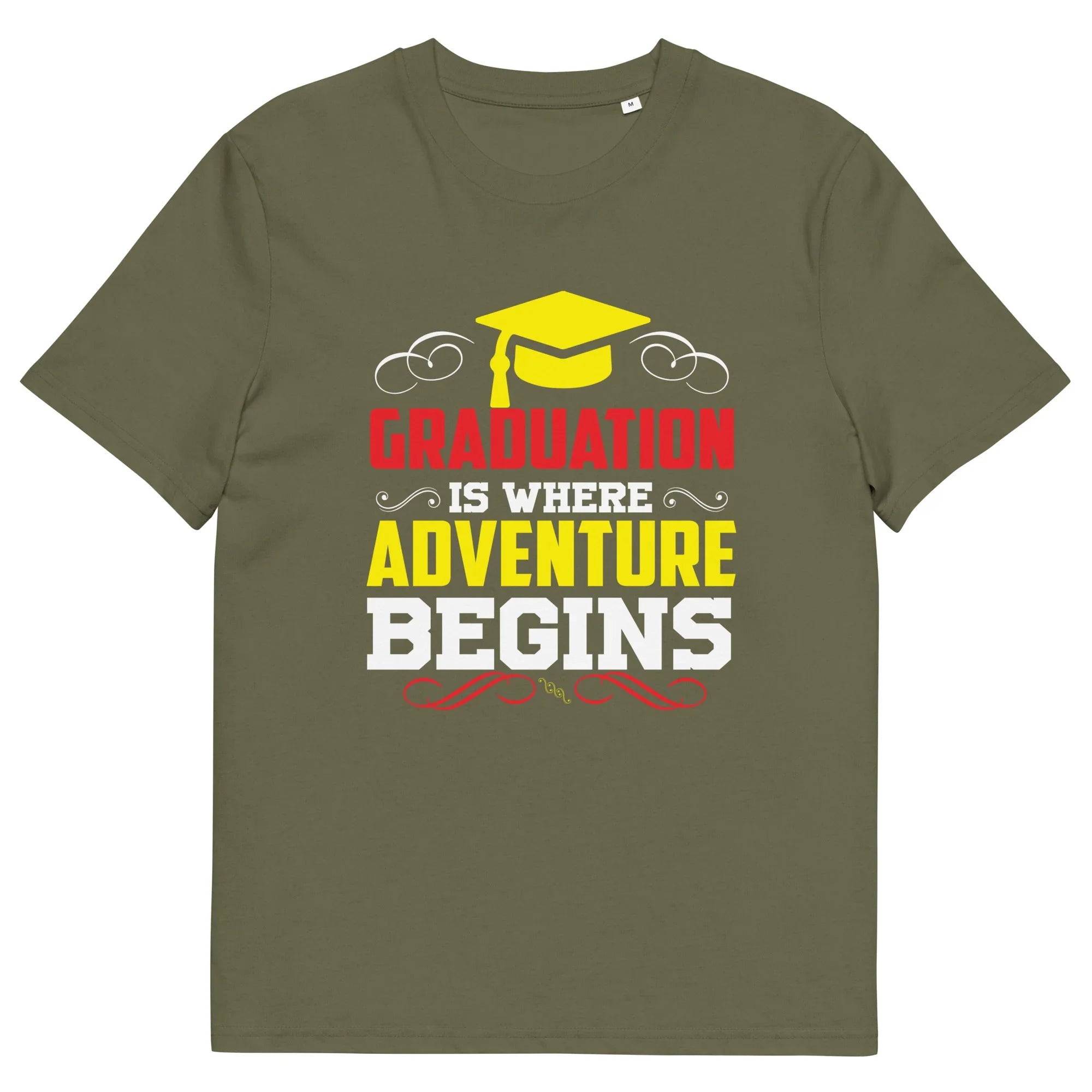 ADVENTURE BEGINS unisex t-shirt - - - Printoo Shop