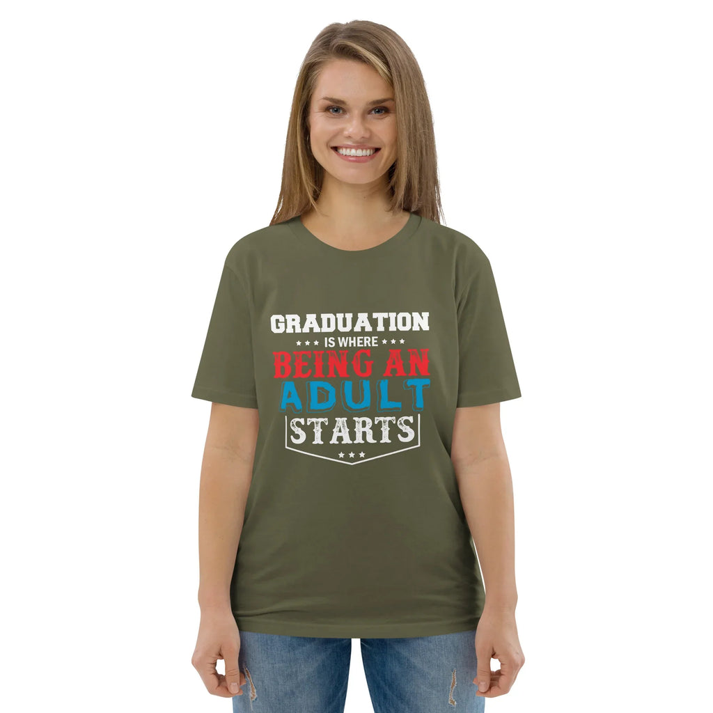 ADULTING BEGINS unisex t-shirt - - - Printoo Shop