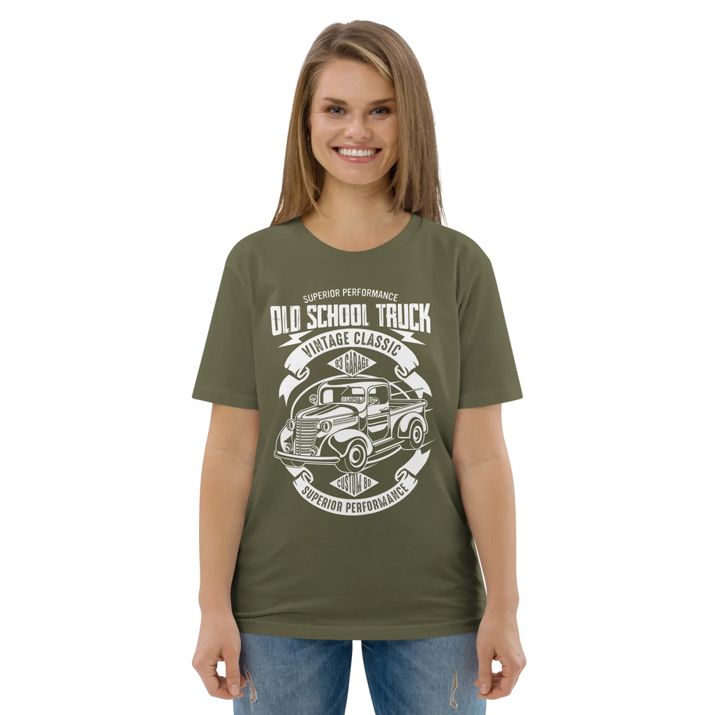 OLD SCHOOL TRUCK unisex t-shirt - - - Printoo Shop