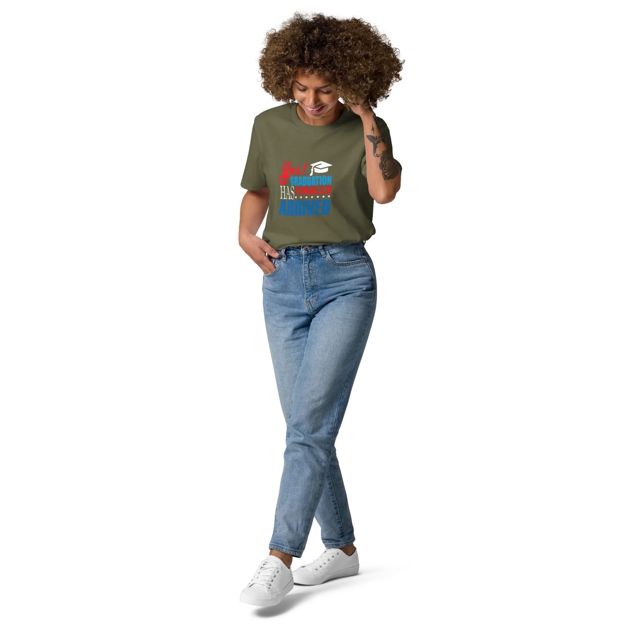 FINALLY GRADUATED unisex t-shirt - - Graduation shirts - Printoo Shop