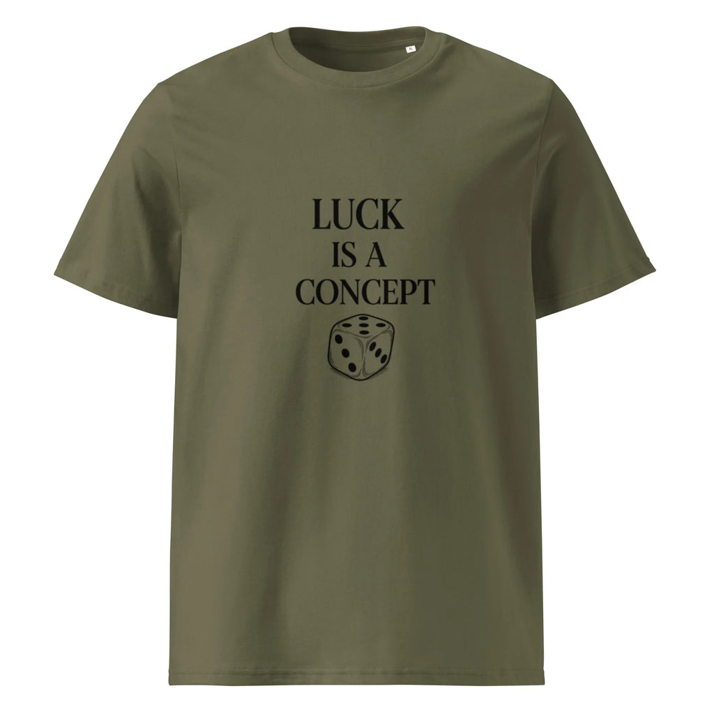 LUCK IS A CONCEPT unisex t-shirt - Printoo Shop - - gaming, t-shirt, unisex, Unisex Organic Cotton T-Shirt | Stanley/Stella STTU169