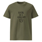 LUCK IS A CONCEPT unisex t-shirt - Printoo Shop - - gaming, t-shirt, unisex, Unisex Organic Cotton T-Shirt | Stanley/Stella STTU169