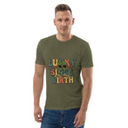 LUCKY SINCE BIRTH unisex t-shirt - Printoo Shop - - t-shirt, unisex, Unisex Organic Cotton T-Shirt | Stanley/Stella STTU169