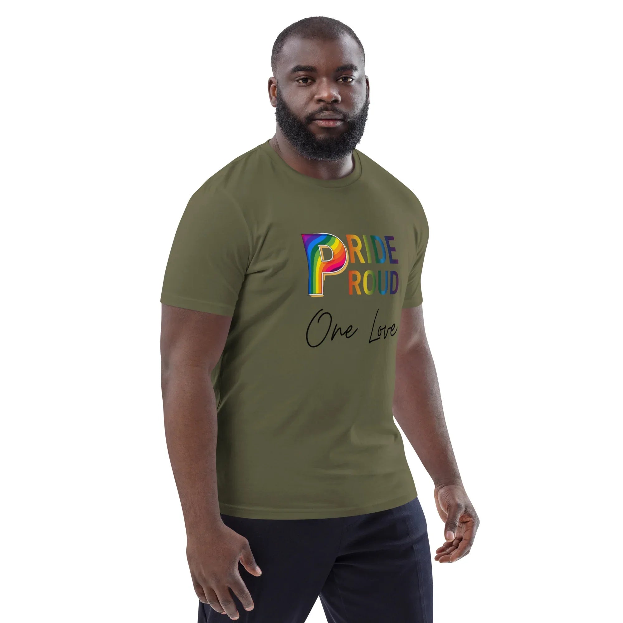 PRIDE & PROUD unisex t-shirt - Printoo Shop - - t-shirt, unisex, Unisex Organic Cotton T-Shirt | Stanley/Stella STTU169