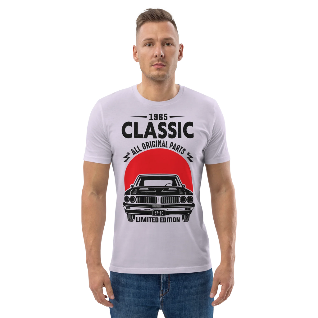 1965 CLASSIC unisex t-shirt - Printoo Shop - - cars, t-shirt, unisex, Unisex Organic Cotton T-Shirt | Stanley/Stella STTU169
