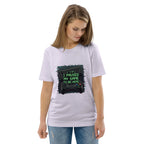 I PAUSED MY GAME TO BE HERE unisex t-shirt - Printoo Shop - - gaming, t-shirt, unisex, Unisex Organic Cotton T-Shirt | Stanley/Stella STTU169