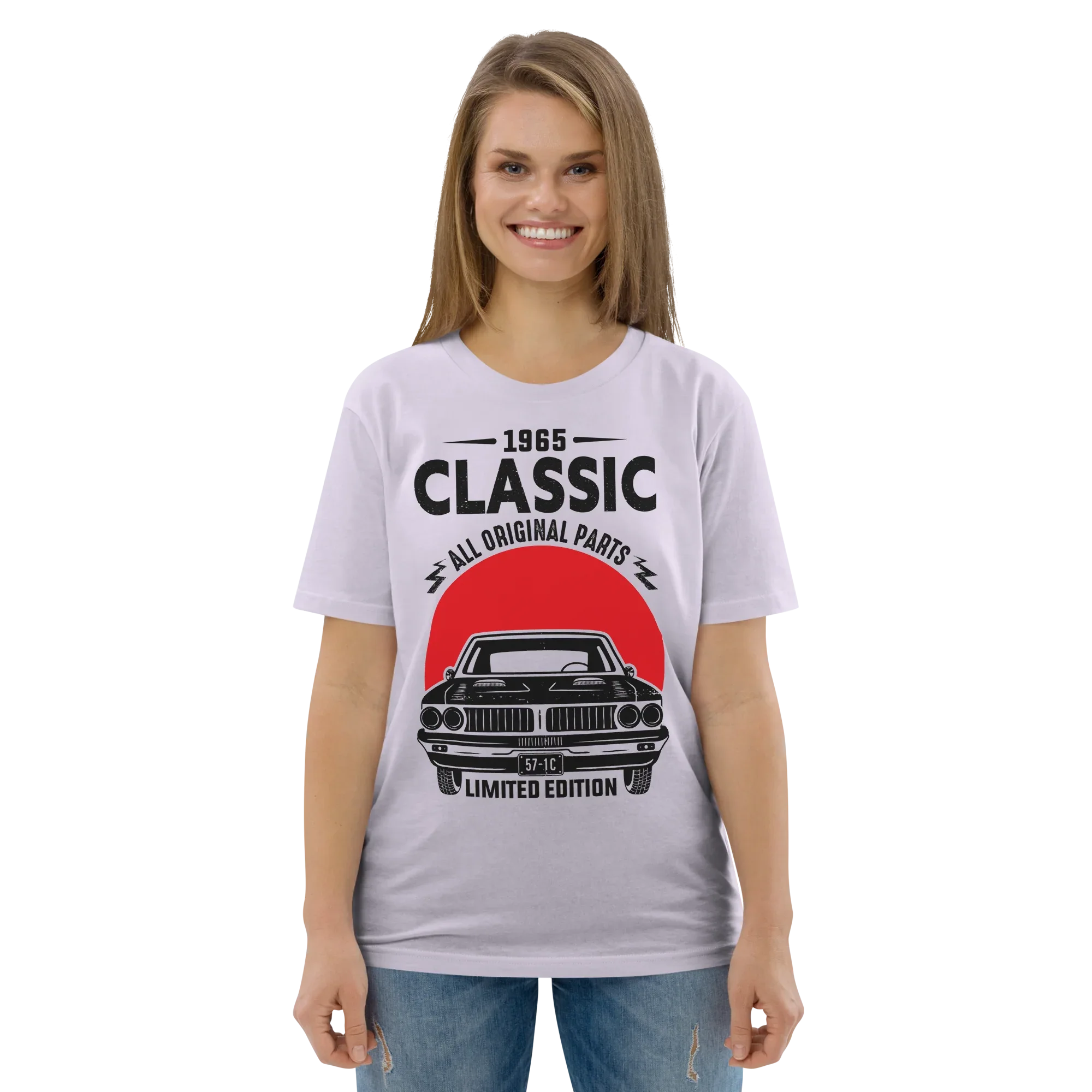 1965 CLASSIC unisex t-shirt - Printoo Shop - - cars, t-shirt, unisex, Unisex Organic Cotton T-Shirt | Stanley/Stella STTU169