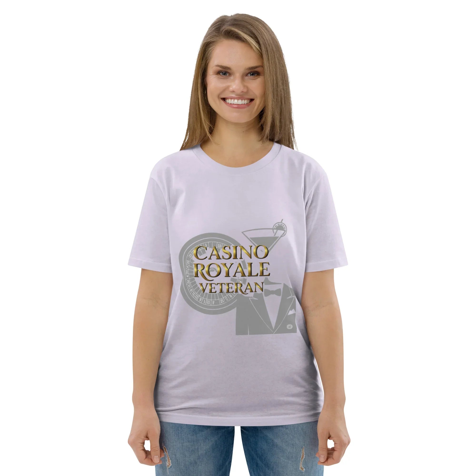 CASINO ROYALE VETERAN unisex t-shirt - Printoo Shop - - gaming, t-shirt, unisex, Unisex Organic Cotton T-Shirt | Stanley/Stella STTU169