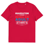 ADULTING BEGINS unisex t-shirt - - - Printoo Shop
