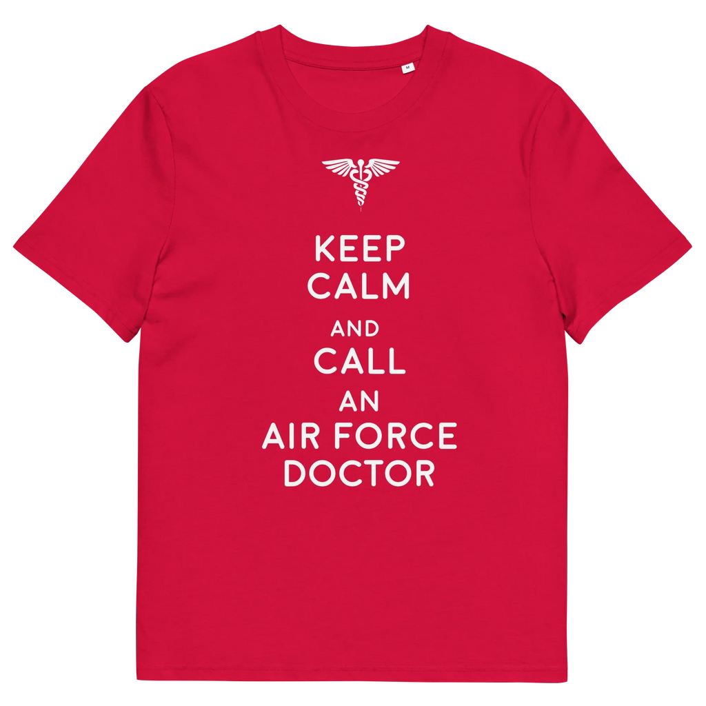AIR FORCE DOCTOR unisex t-shirt - Printoo Shop - - Doctor, t-shirt, unisex, Unisex Organic Cotton T-Shirt | Stanley/Stella STTU169