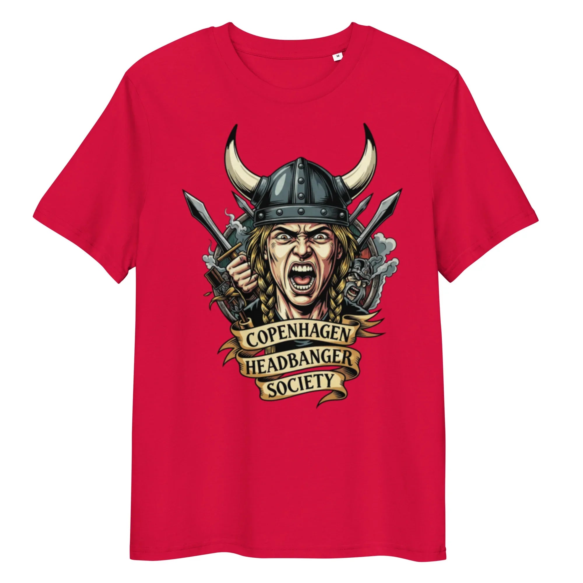 COPENHAGEN HEADBANGER SOCIETY unisex t-shirt - Printoo Shop - - metalmusic, Music t-shirt, t-shirt, unisex, Unisex Organic Cotton T-Shirt | Stanley/Stella STTU169