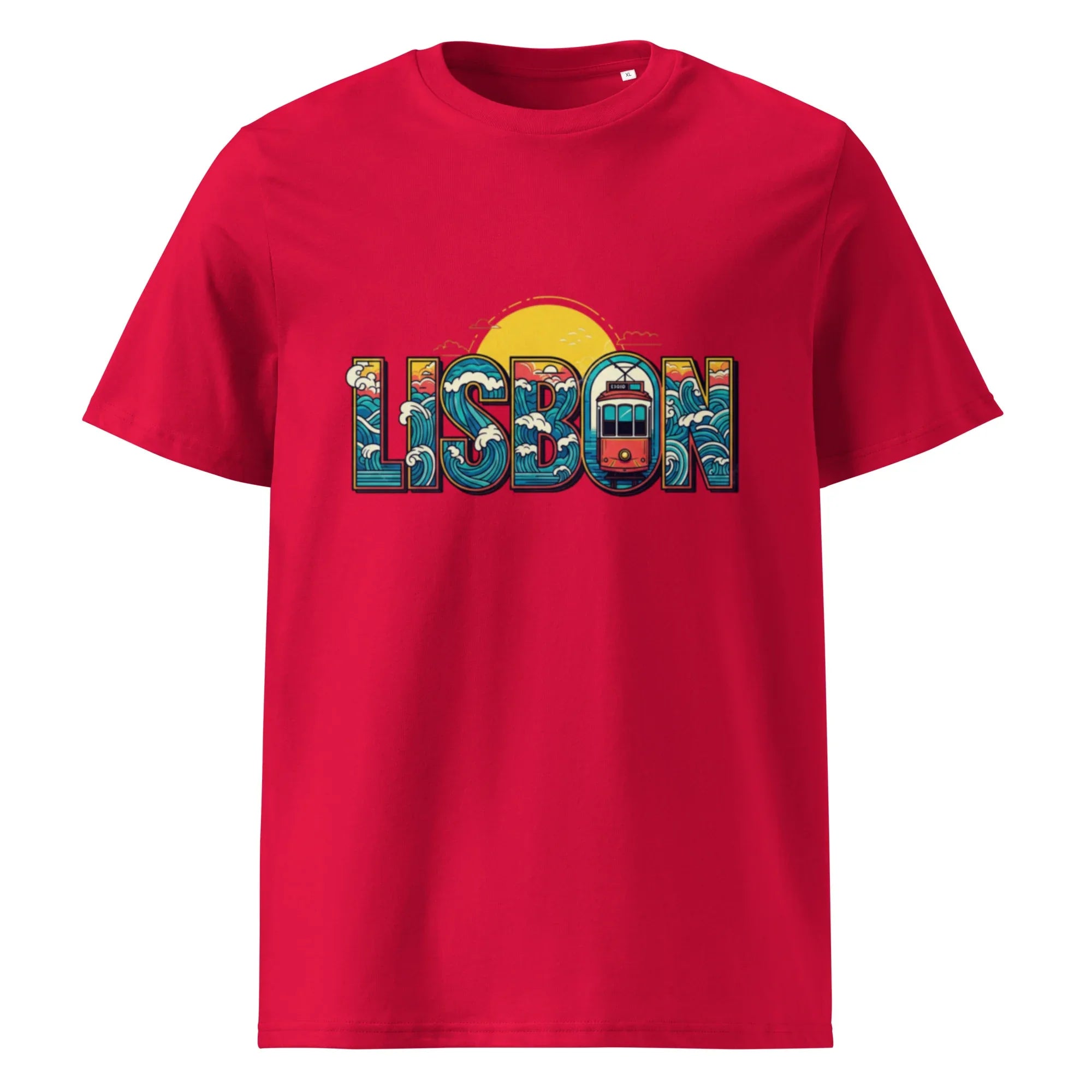 LISBON VIBES unisex t-shirt - Printoo Shop - - City t-shirts, t-shirt, unisex, Unisex Organic Cotton T-Shirt | Stanley/Stella STTU169