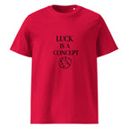 LUCK IS A CONCEPT unisex t-shirt - Printoo Shop - - gaming, t-shirt, unisex, Unisex Organic Cotton T-Shirt | Stanley/Stella STTU169