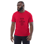 LUCK IS A CONCEPT unisex t-shirt - Printoo Shop - - gaming, t-shirt, unisex, Unisex Organic Cotton T-Shirt | Stanley/Stella STTU169