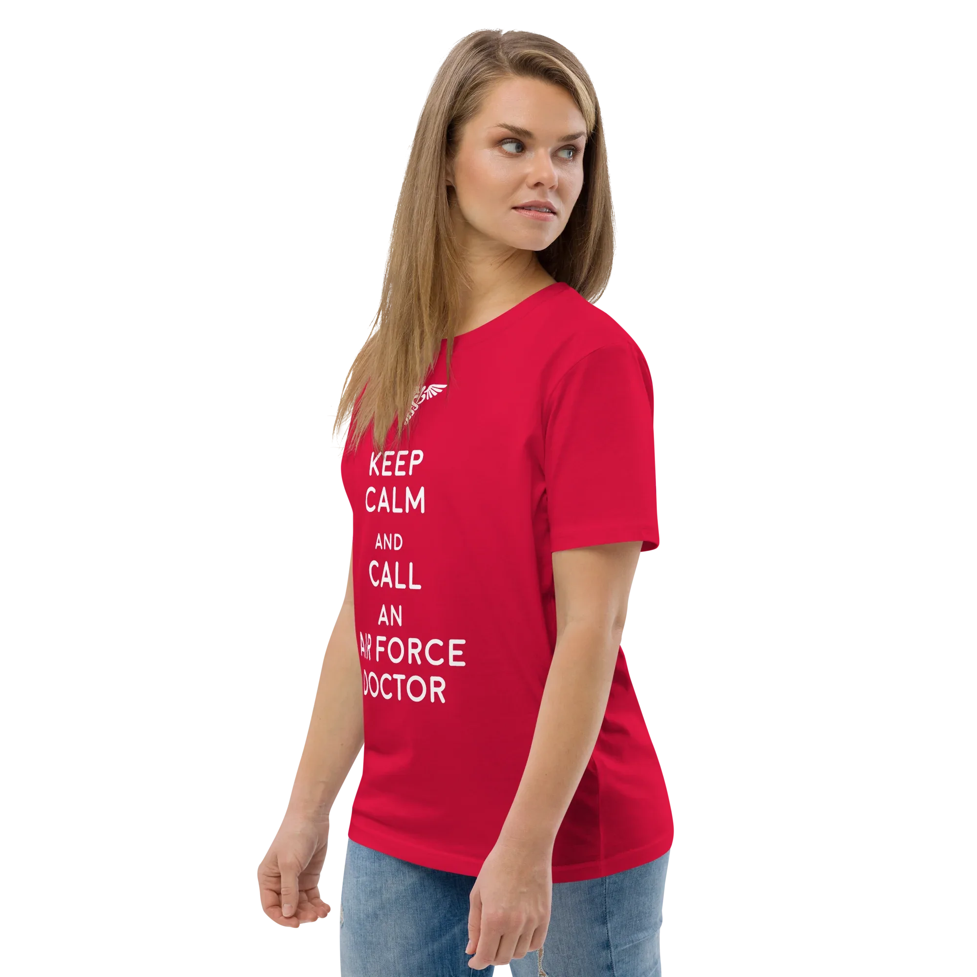 AIR FORCE DOCTOR unisex t-shirt - Printoo Shop - - Doctor, t-shirt, unisex, Unisex Organic Cotton T-Shirt | Stanley/Stella STTU169