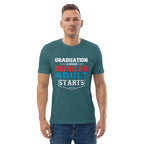 ADULTING BEGINS unisex t-shirt - - - Printoo Shop
