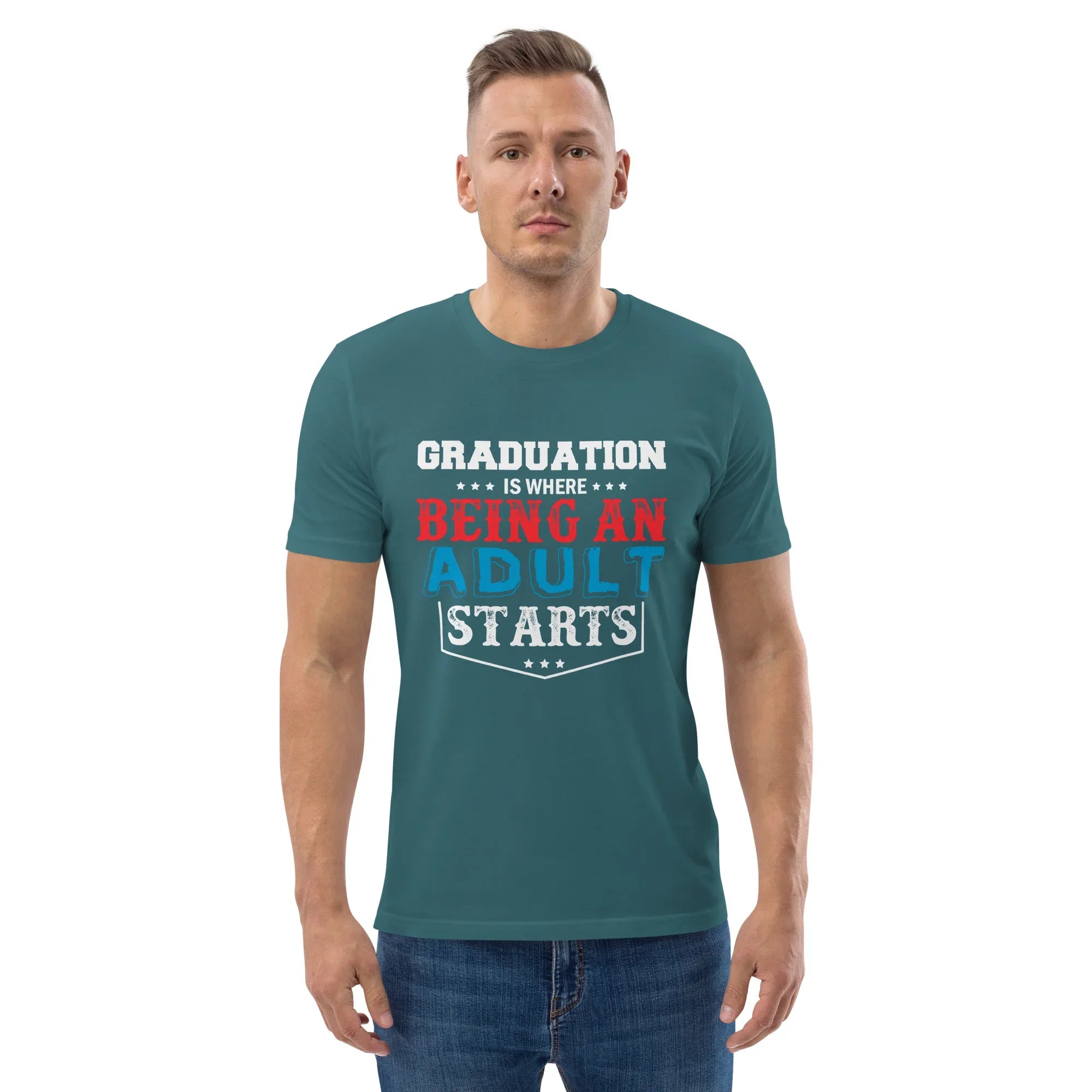 ADULTING BEGINS unisex t-shirt - - - Printoo Shop