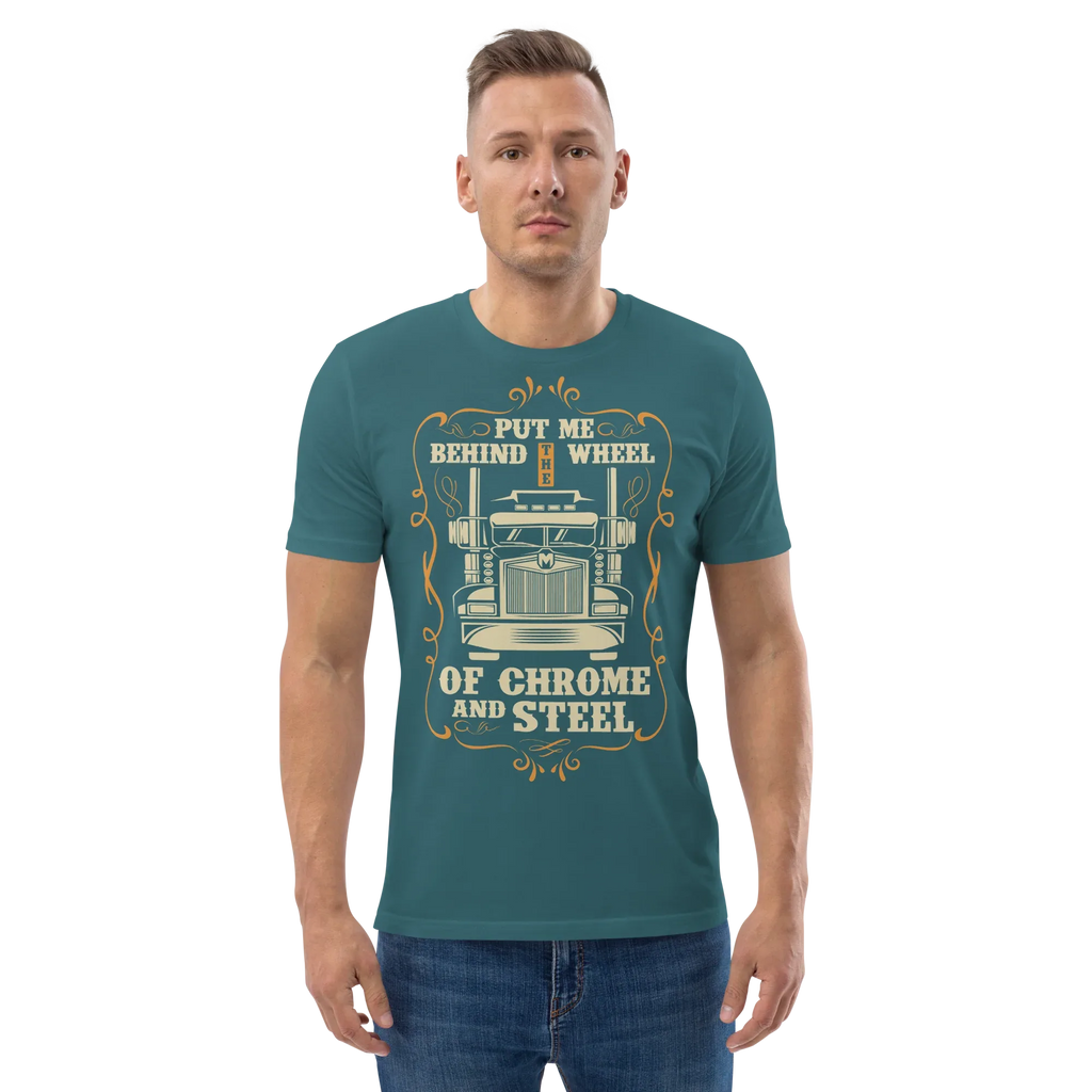 BEHIND THE WHEEL unisex t-shirt - - - Printoo Shop