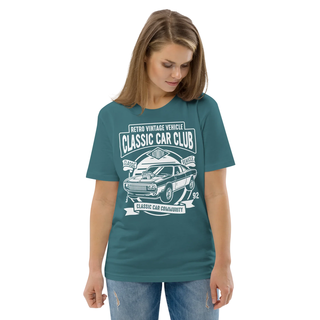 CLASSIC CAR CLUB unisex t-shirt - - - Printoo Shop