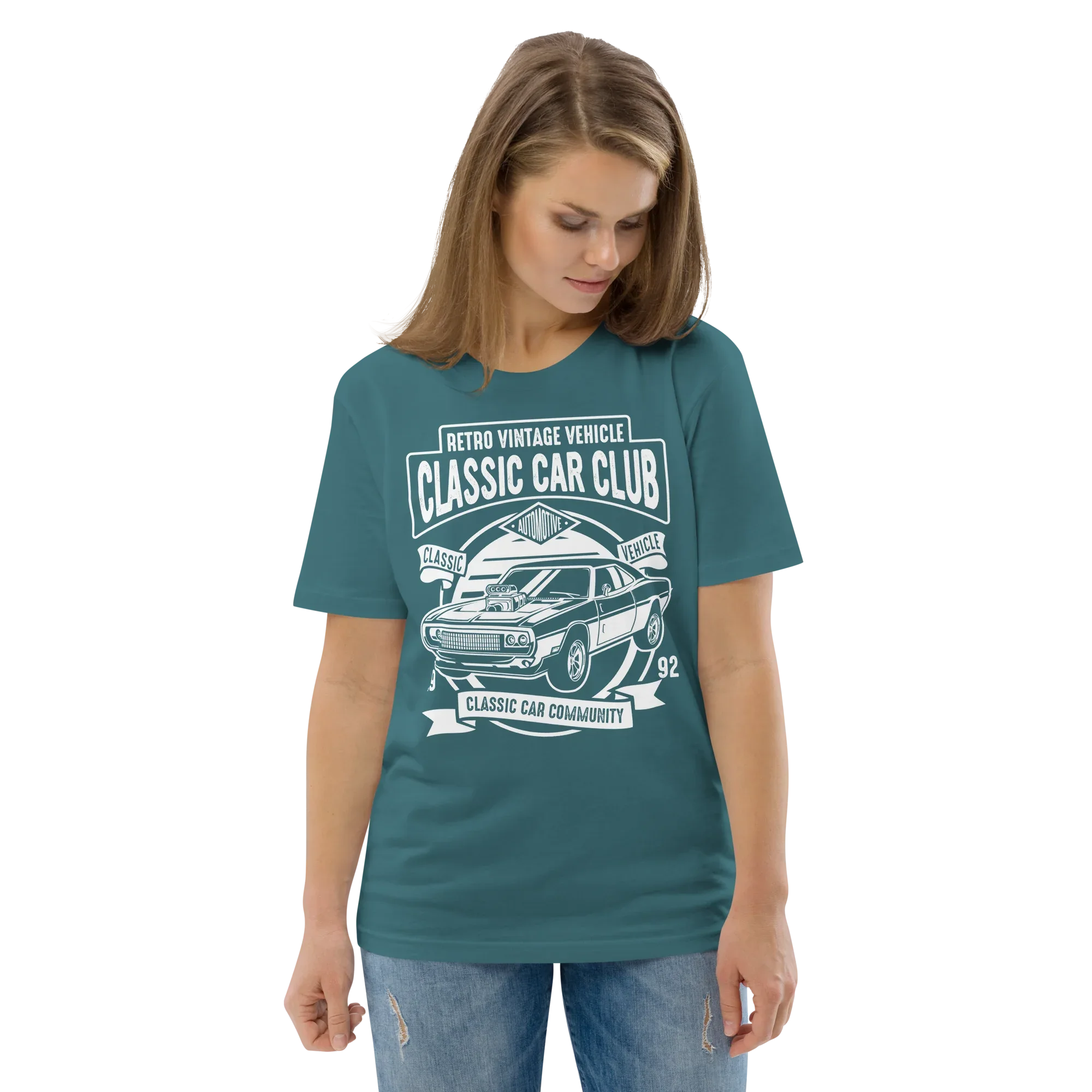 CLASSIC CAR CLUB unisex t-shirt - - - Printoo Shop