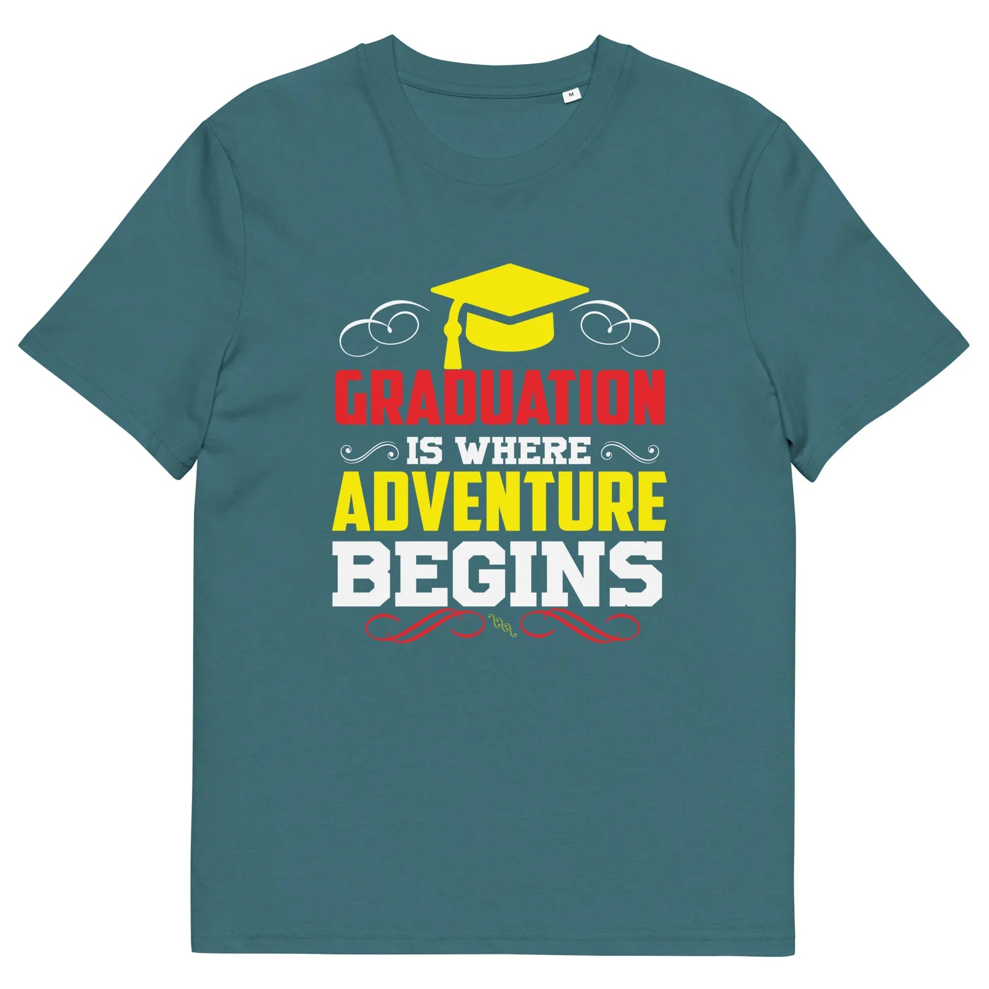 ADVENTURE BEGINS unisex t-shirt - - - Printoo Shop