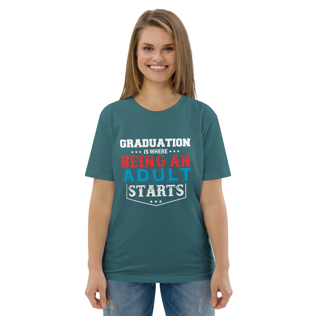 ADULTING BEGINS unisex t-shirt - - - Printoo Shop