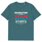 ADULTING BEGINS unisex t-shirt - - - Printoo Shop