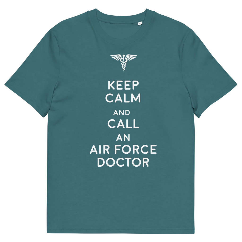 AIR FORCE DOCTOR unisex t-shirt - Printoo Shop - - Doctor, t-shirt, unisex, Unisex Organic Cotton T-Shirt | Stanley/Stella STTU169