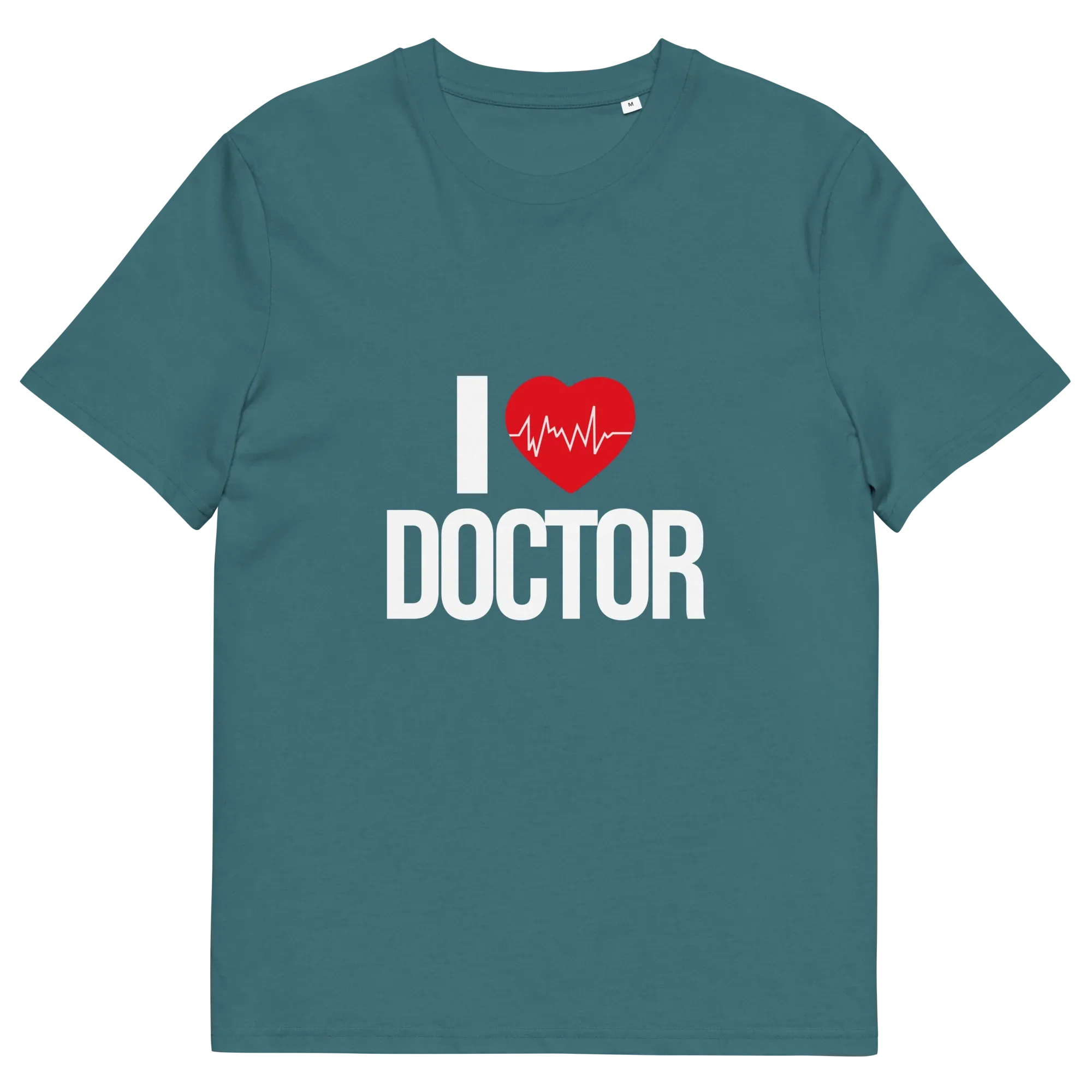 I LOVE DOCTOR unisex t-shirt - Printoo Shop - - Doctor, t-shirt, unisex, Unisex Organic Cotton T-Shirt | Stanley/Stella STTU169