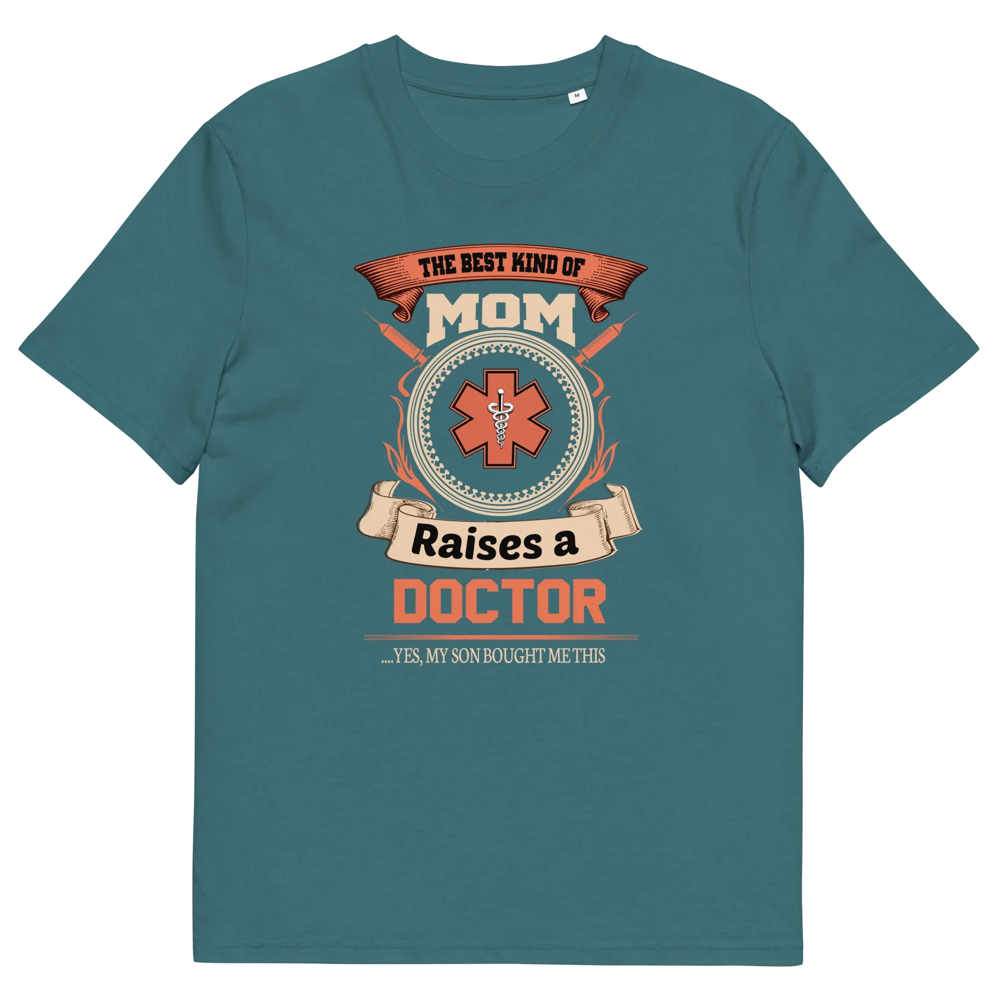 RAISES A DOCTOR unisex t-shirt - Printoo Shop - - Doctor, t-shirt, unisex, Unisex Organic Cotton T-Shirt | Stanley/Stella STTU169