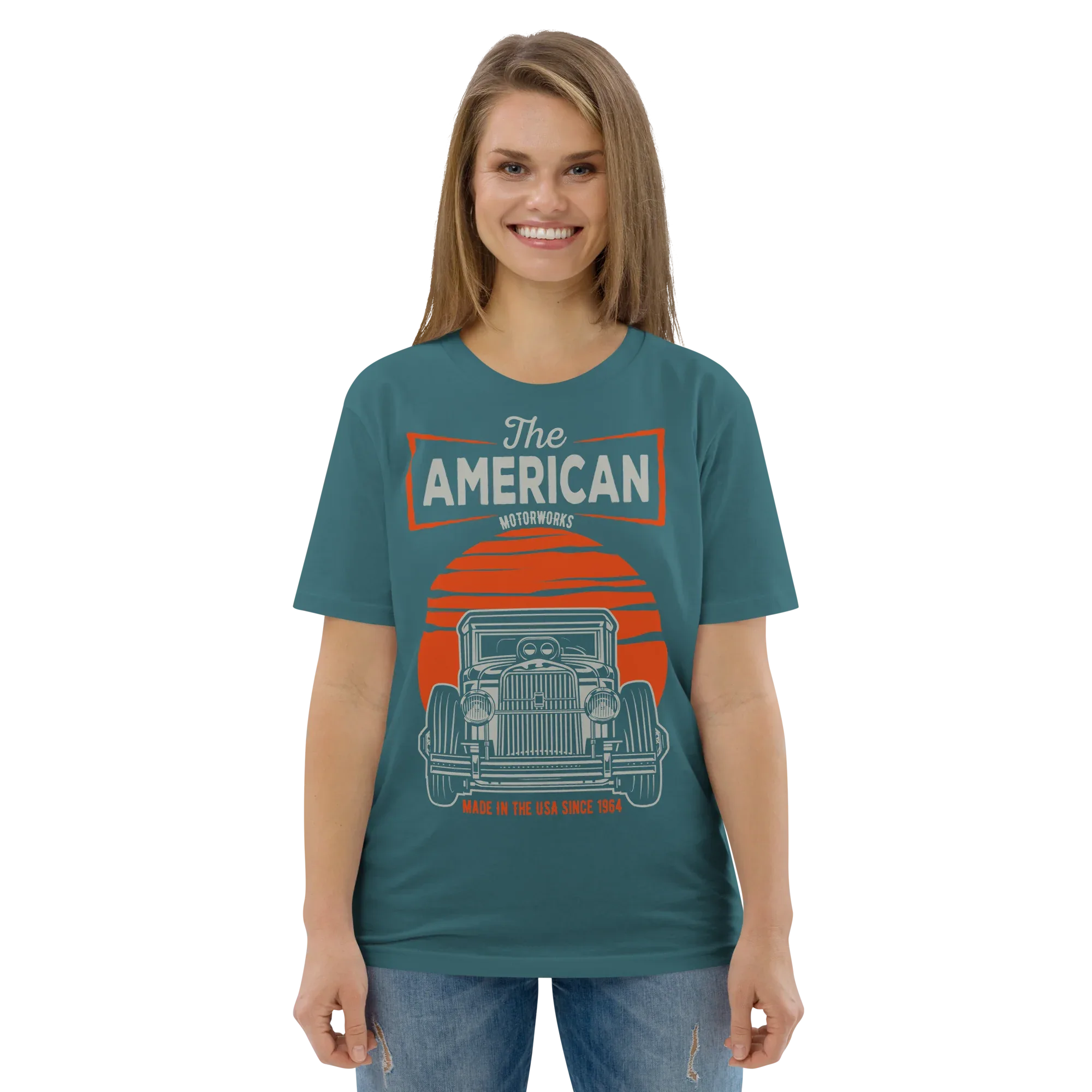 THE AMERICAN MOTORWORKS unisex t-shirt - - - Printoo Shop