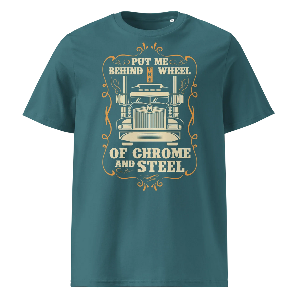 BEHIND THE WHEEL unisex t-shirt - - - Printoo Shop