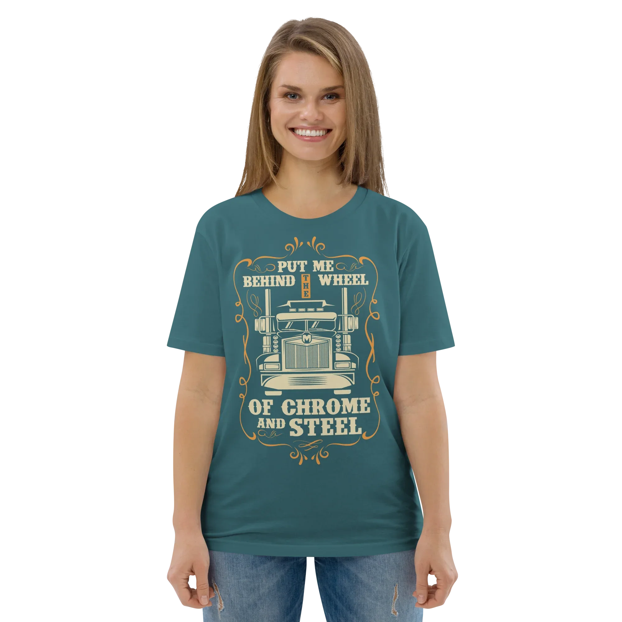 BEHIND THE WHEEL unisex t-shirt - - - Printoo Shop