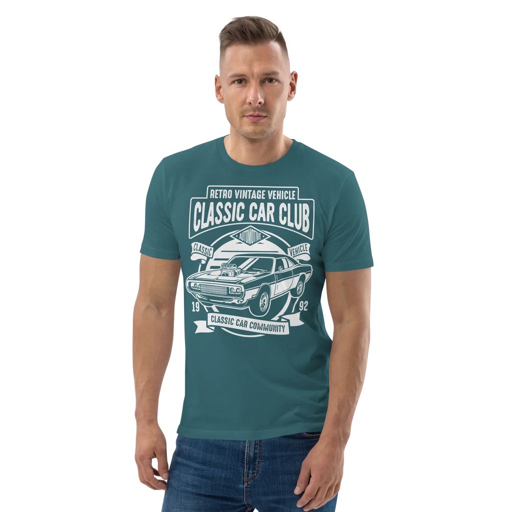 CLASSIC CAR CLUB unisex t-shirt - - - Printoo Shop