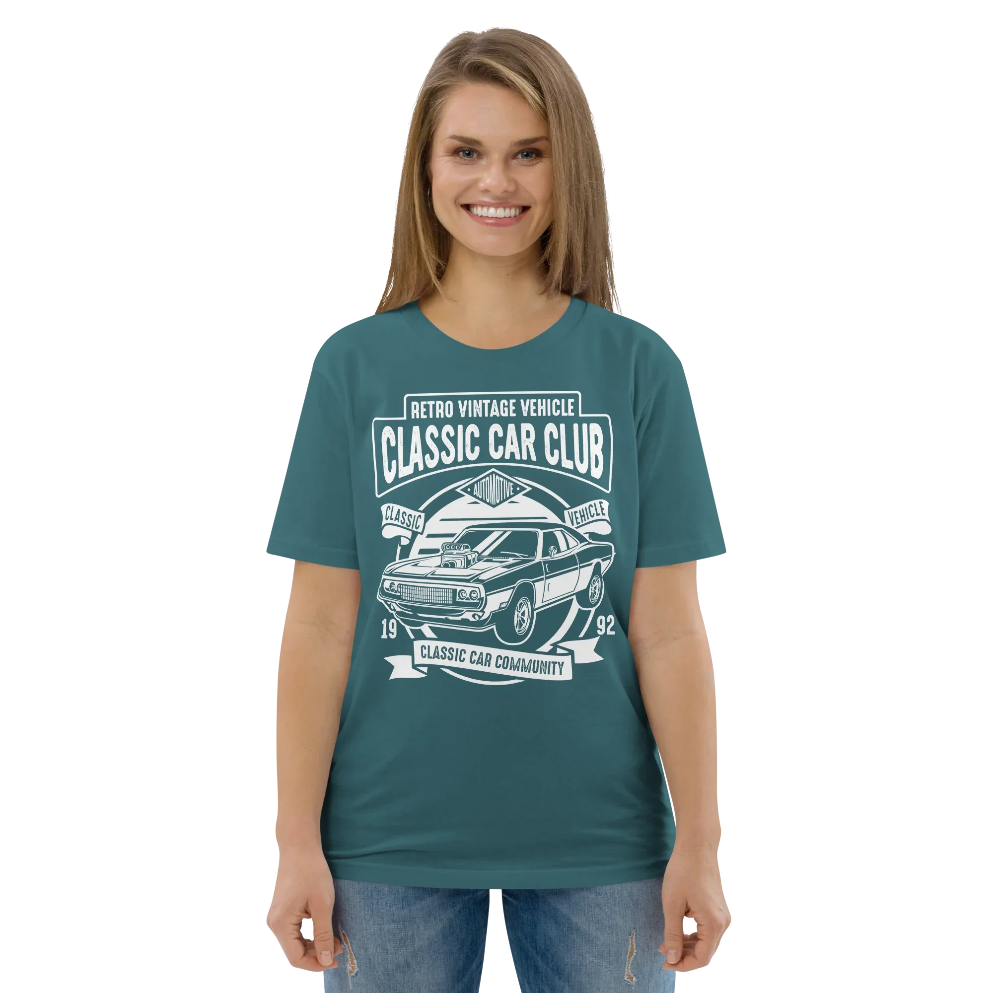 CLASSIC CAR CLUB unisex t-shirt - - - Printoo Shop