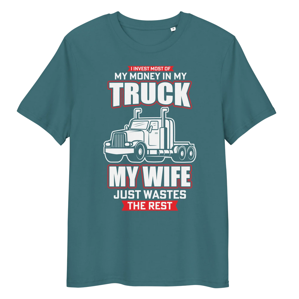 MY TRUCK & MY WIFE unisex t-shirt - - Cars & Trucks t-shirts - Printoo Shop
