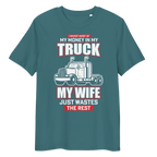 MY TRUCK & MY WIFE unisex t-shirt - - Cars & Trucks t-shirts - Printoo Shop