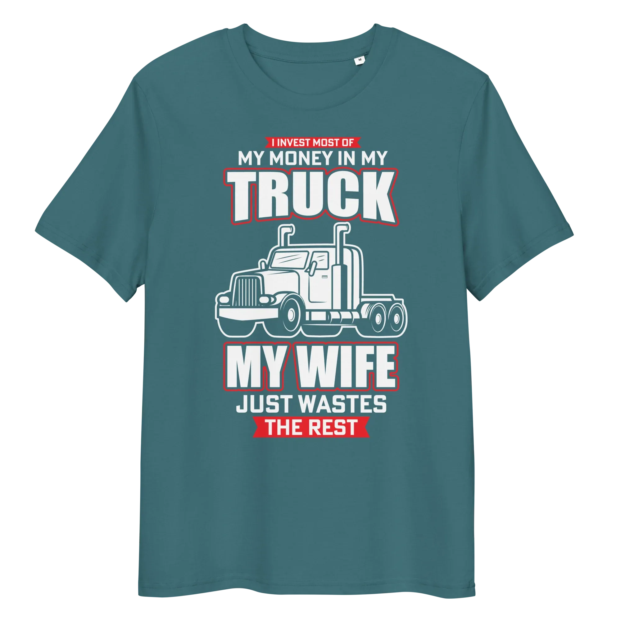MY TRUCK & MY WIFE unisex t-shirt - - Cars & Trucks t-shirts - Printoo Shop