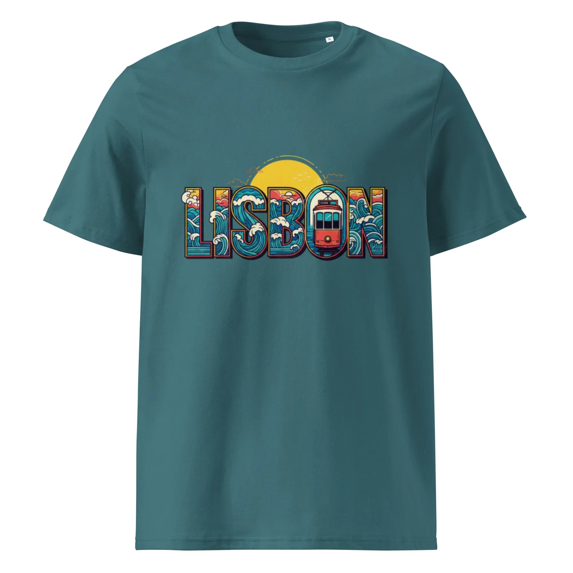 LISBON VIBES unisex t-shirt - Printoo Shop - - City t-shirts, t-shirt, unisex, Unisex Organic Cotton T-Shirt | Stanley/Stella STTU169