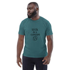 LUCK IS A CONCEPT unisex t-shirt - Printoo Shop - - gaming, t-shirt, unisex, Unisex Organic Cotton T-Shirt | Stanley/Stella STTU169